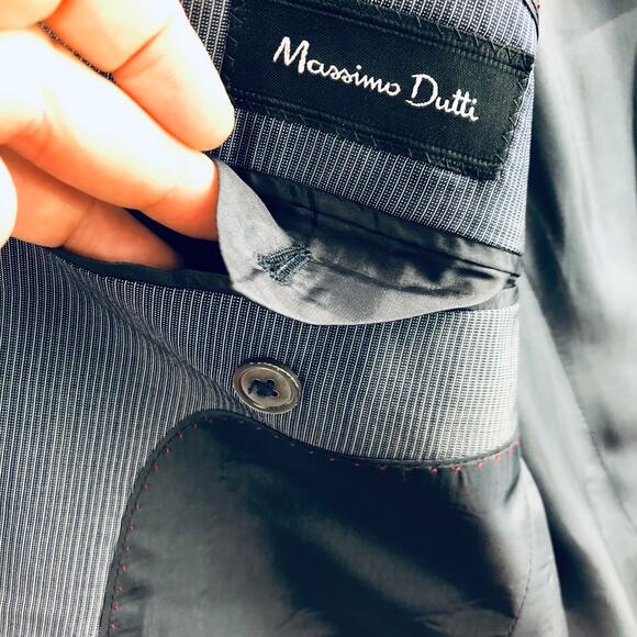 Massimo Dutti Slate Blue Sport Coat - Picture 10 of 16